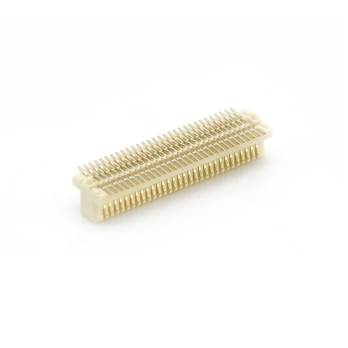 Board to Board Pitch 0.5 H3.3双排SMT型侧插公座 2*30Pin 米黄色 镀全金G/F
